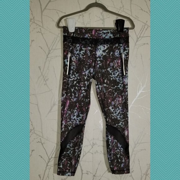 Lululemon Floral Sport Tranquil Luxtreme Mid Rise Inspire 7/8 Tights - Picture 3 of 7
